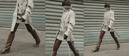 This season, the trench coat comes with new rules and proportions - Nina Rajak shows us how to wear it