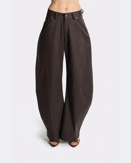 ROUND FIVE POCKET BROWN