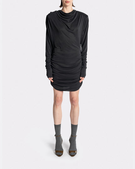 Drapped Long Sleeve Dress
