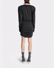 Drapped Long Sleeve Dress