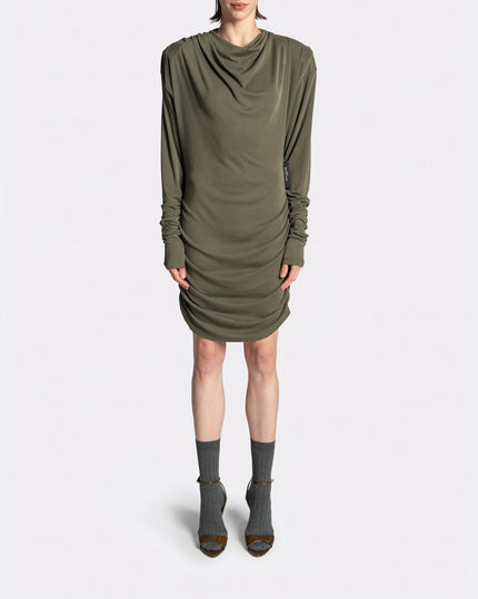 Drapped Long Sleeve Dress