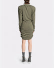 Drapped Long Sleeve Dress