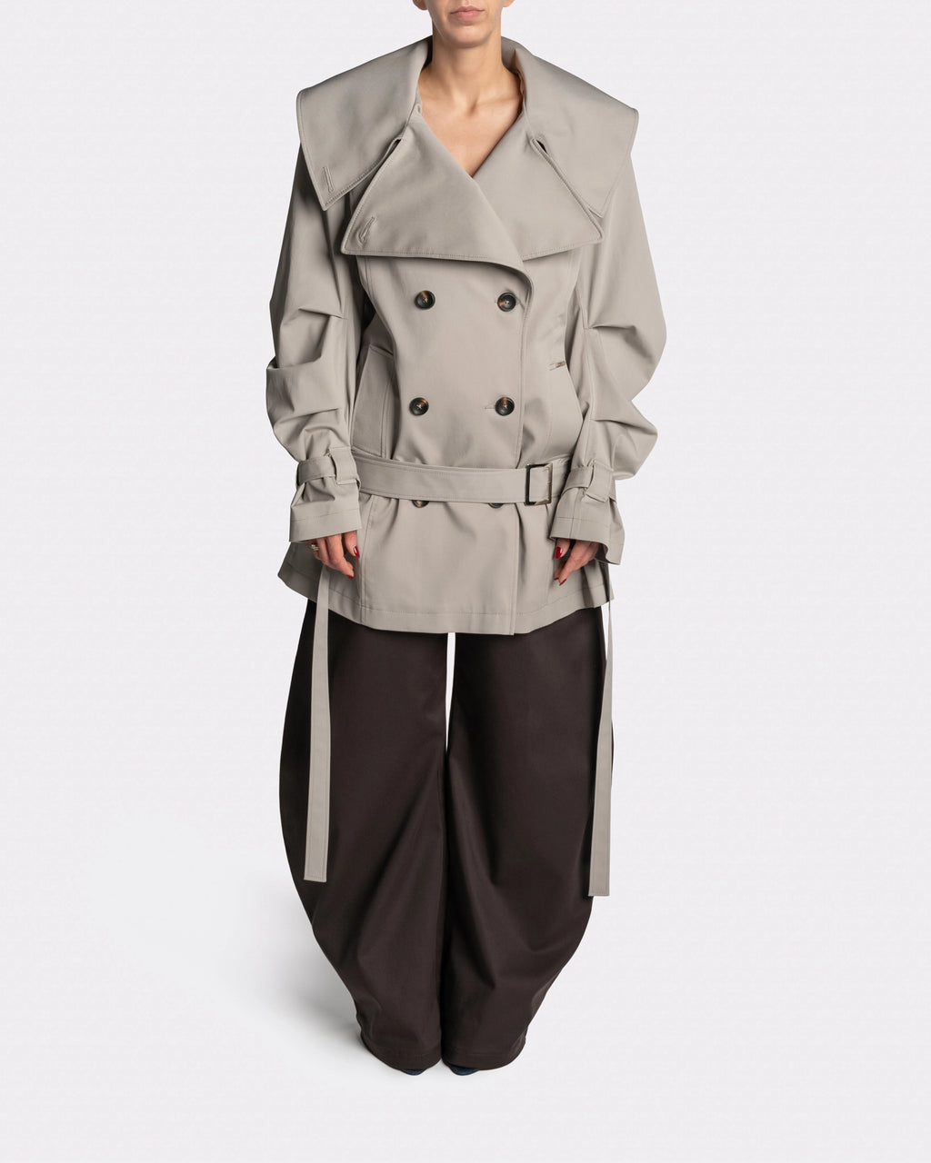 Collar Trench Jacket