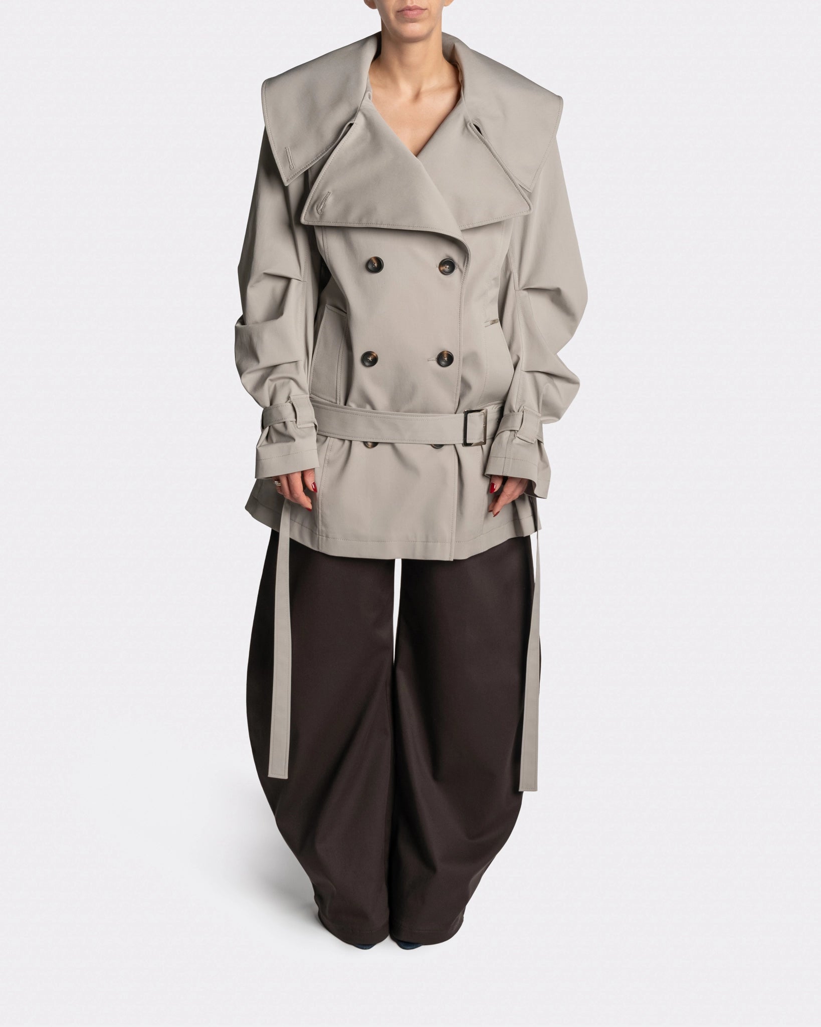 Collar Trench Jacket