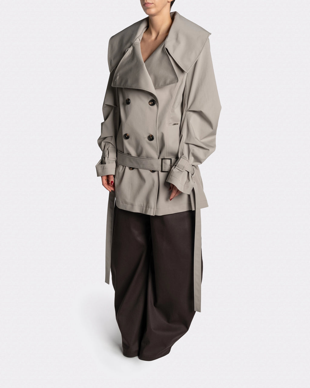 Collar Trench Jacket