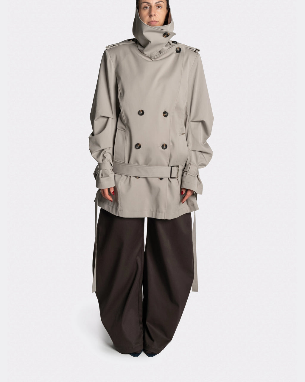 Collar Trench Jacket