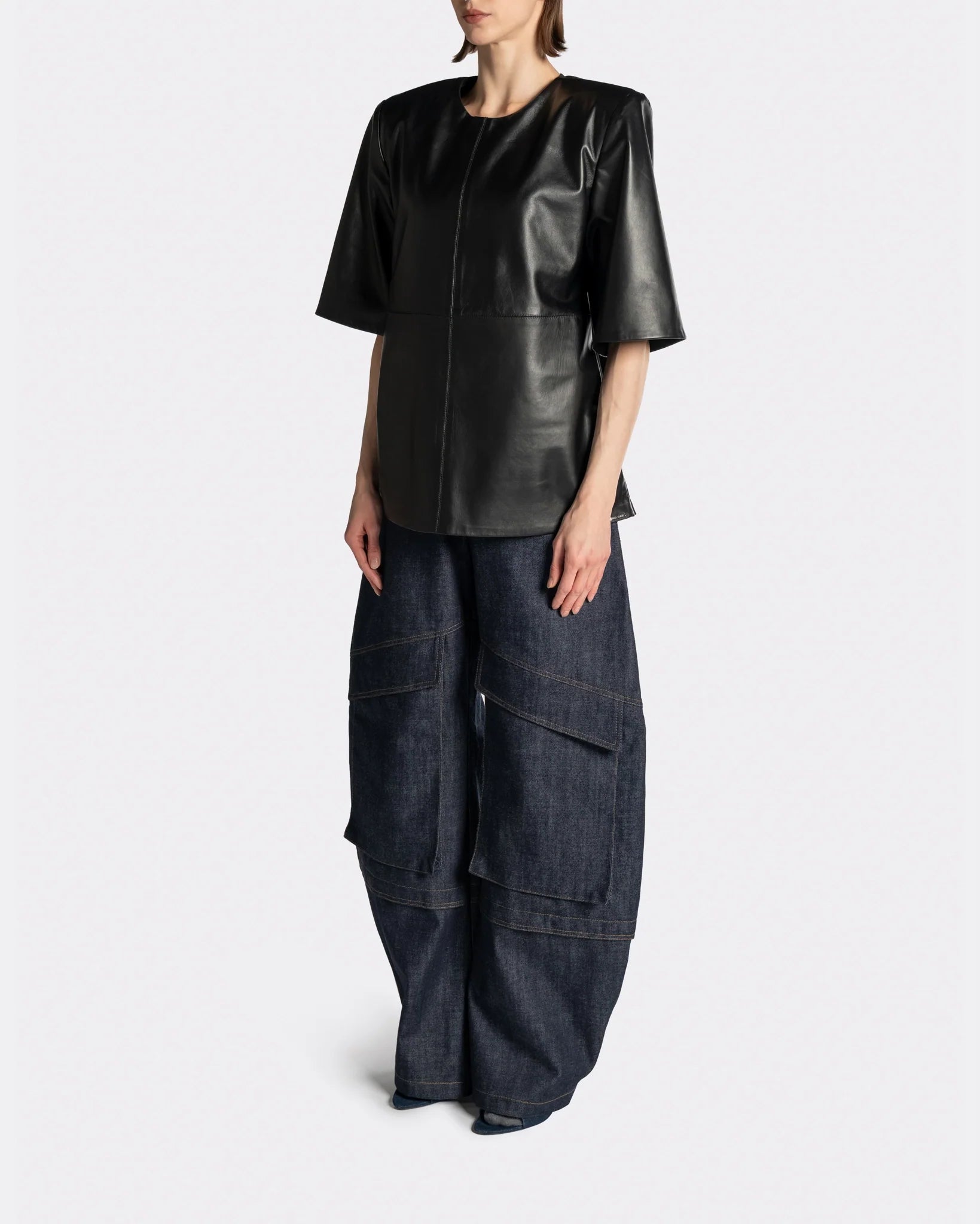 Leather T-Shirt