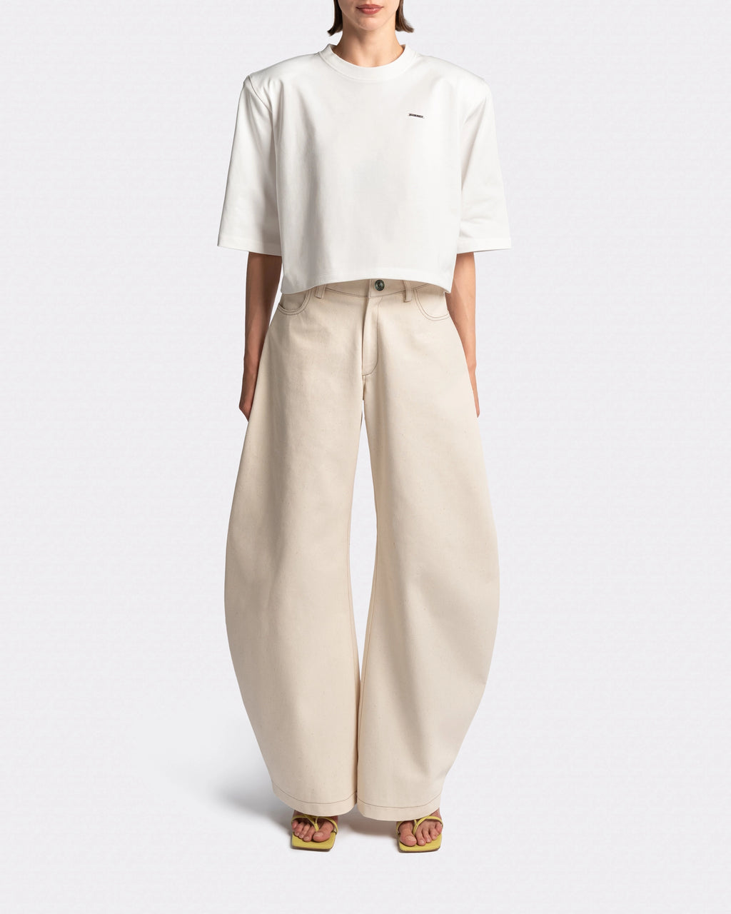 Cropped T-shirt White