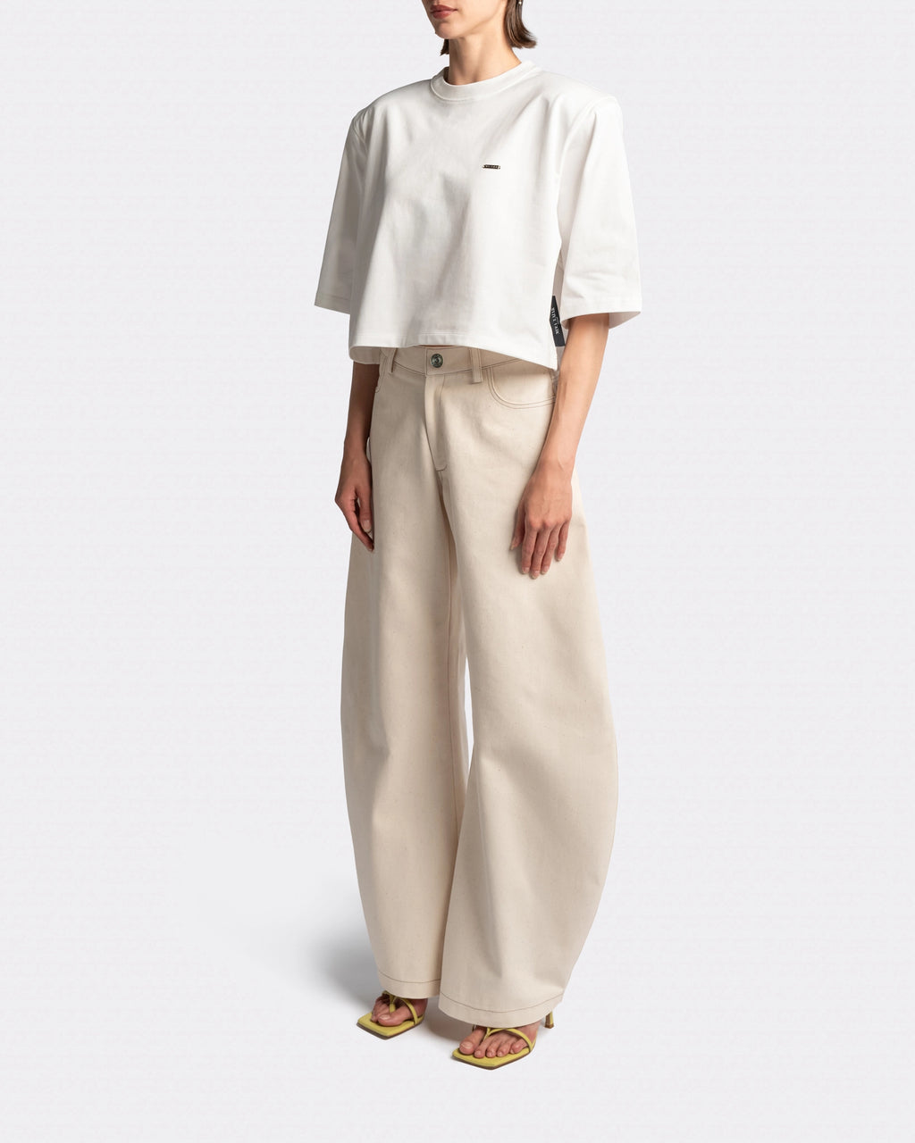 Cropped T-shirt White