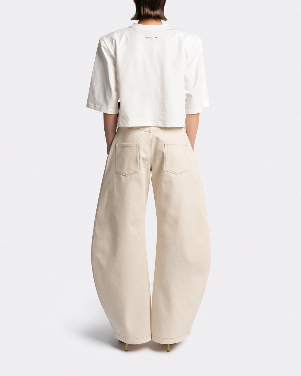 Cropped T-shirt White