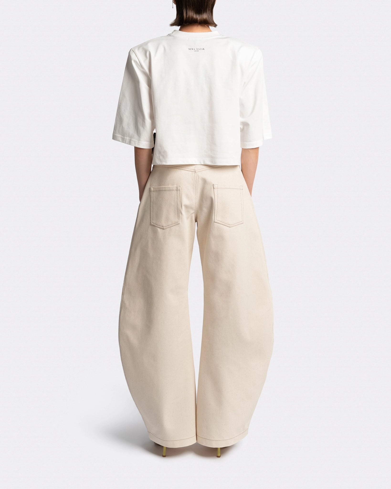 Cropped T-shirt White