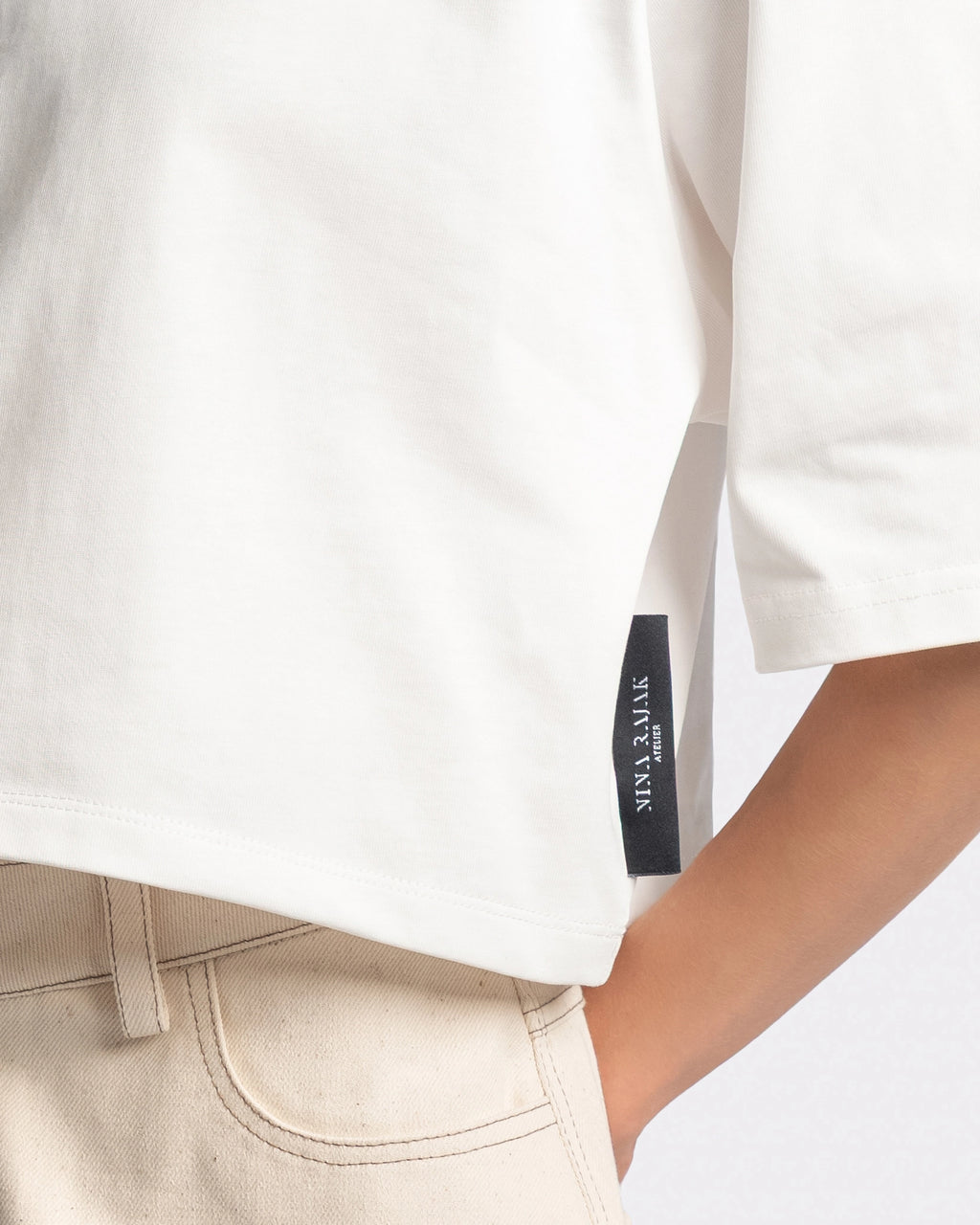 Cropped T-shirt White