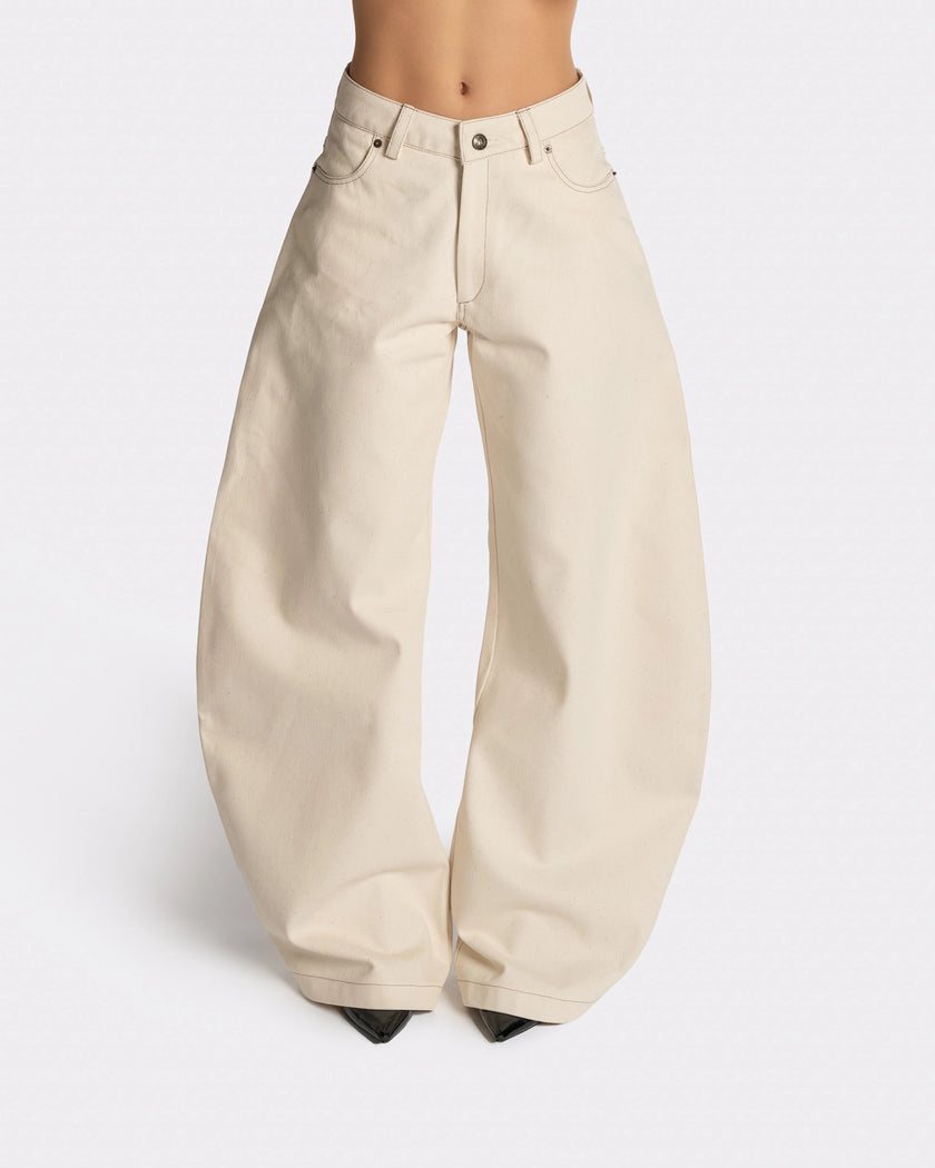 Round Leg / Wide Denim