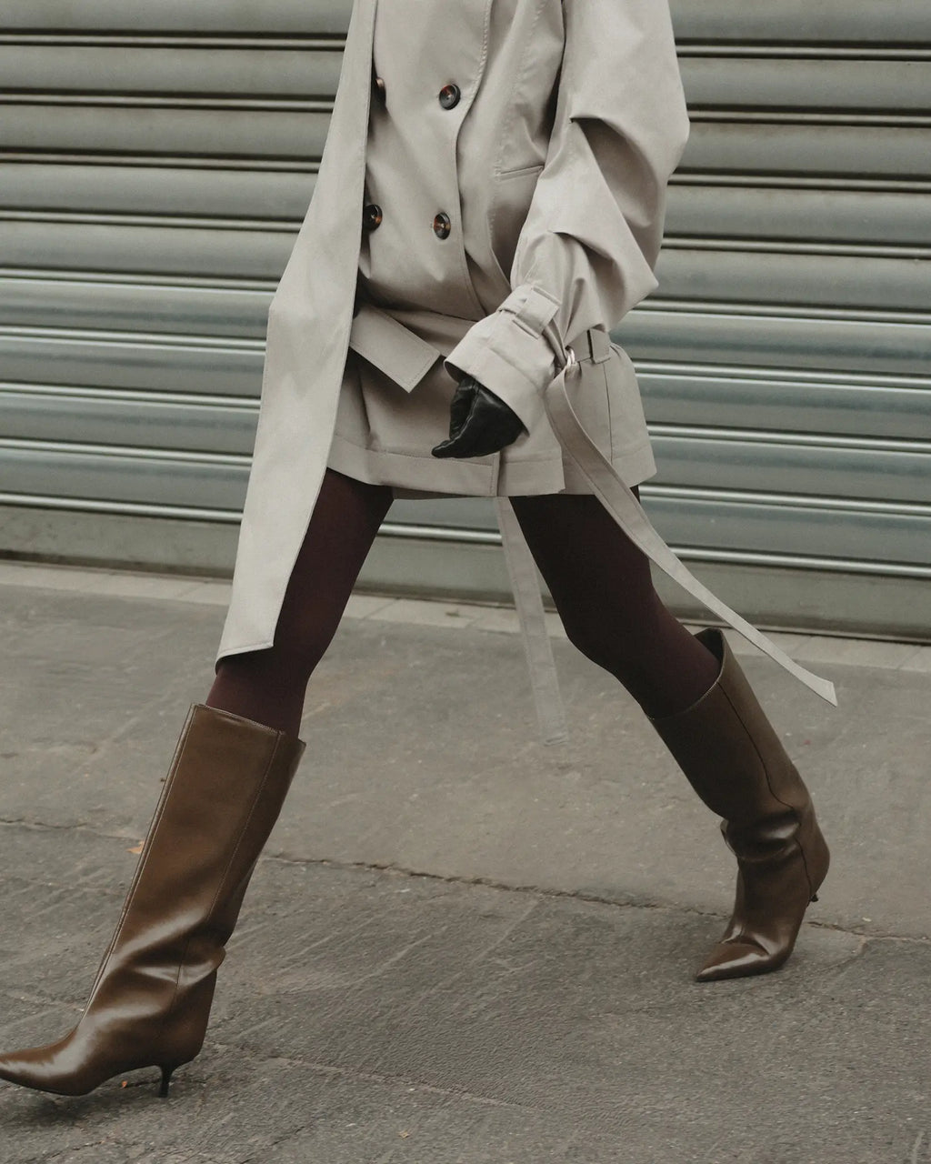 Collar Trench Jacket