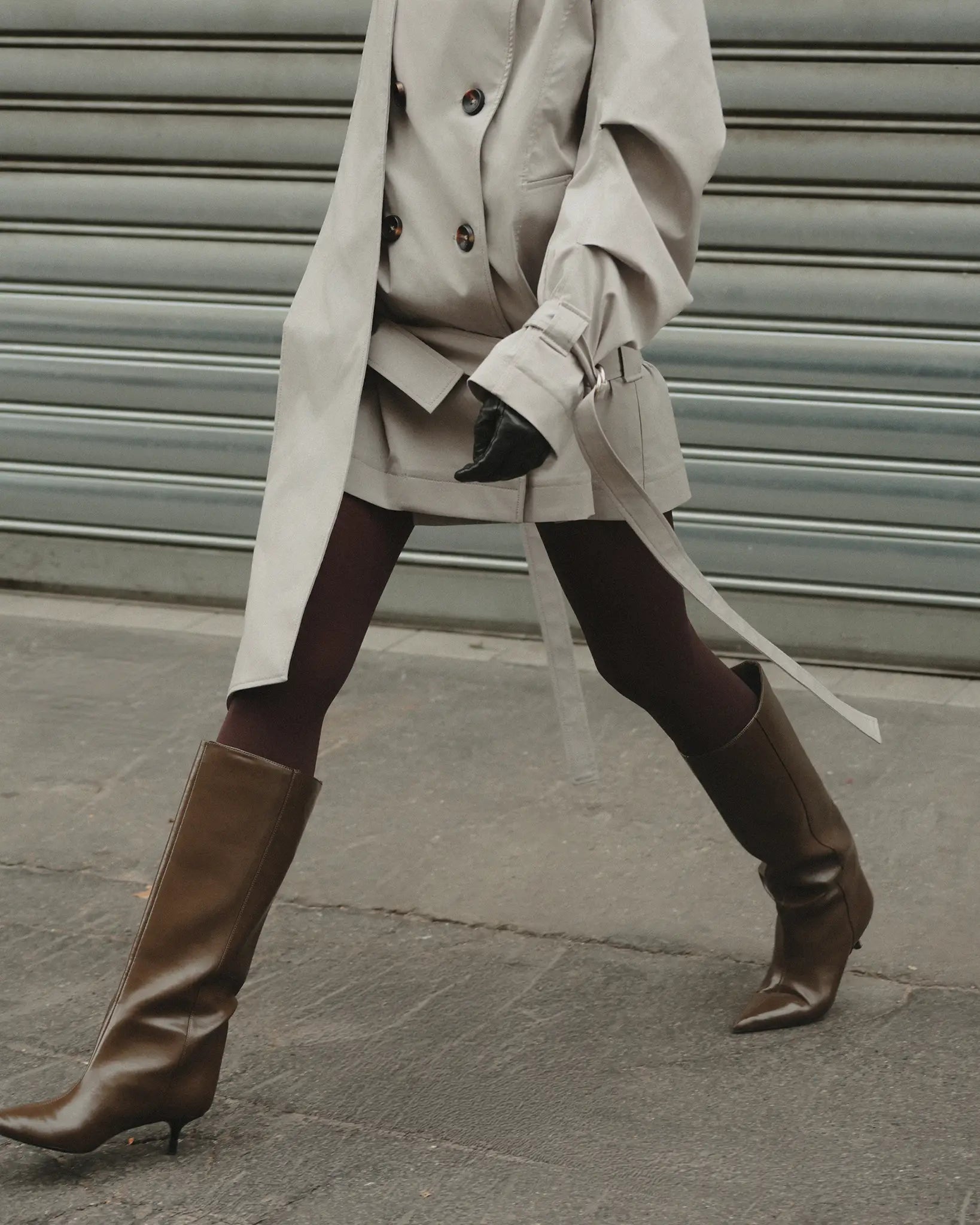 Collar Trench Jacket