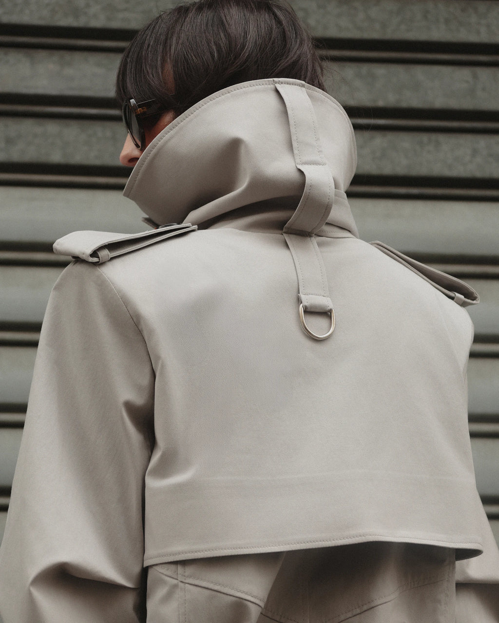 Collar Trench Jacket