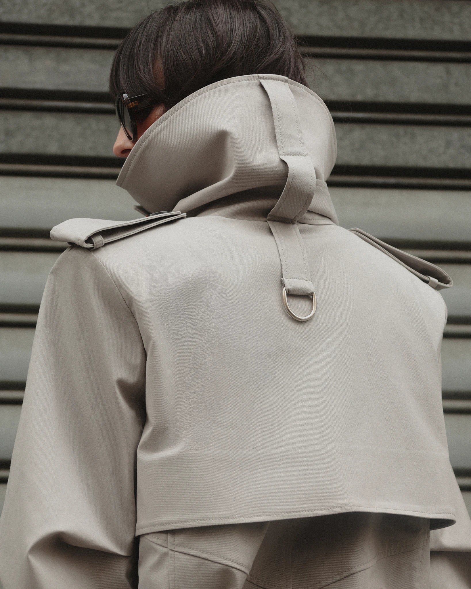 Collar Trench Jacket